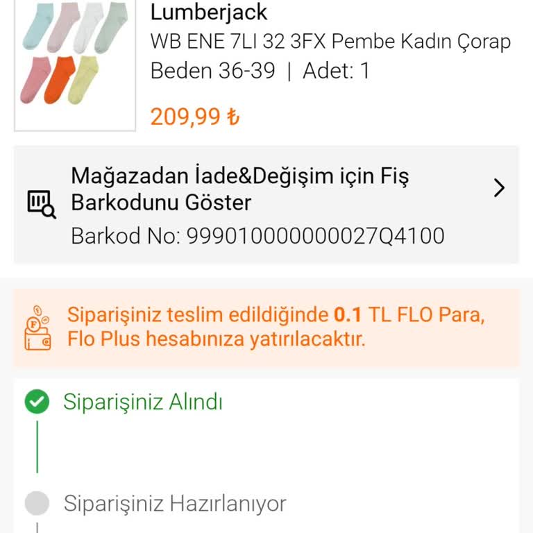 FLO Ayakkabı FLO Siparişimi Göndermiyor