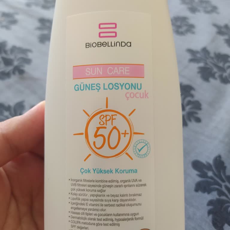 A101 Biobellinda Hassas Ciltler İçin Güneş Kremi