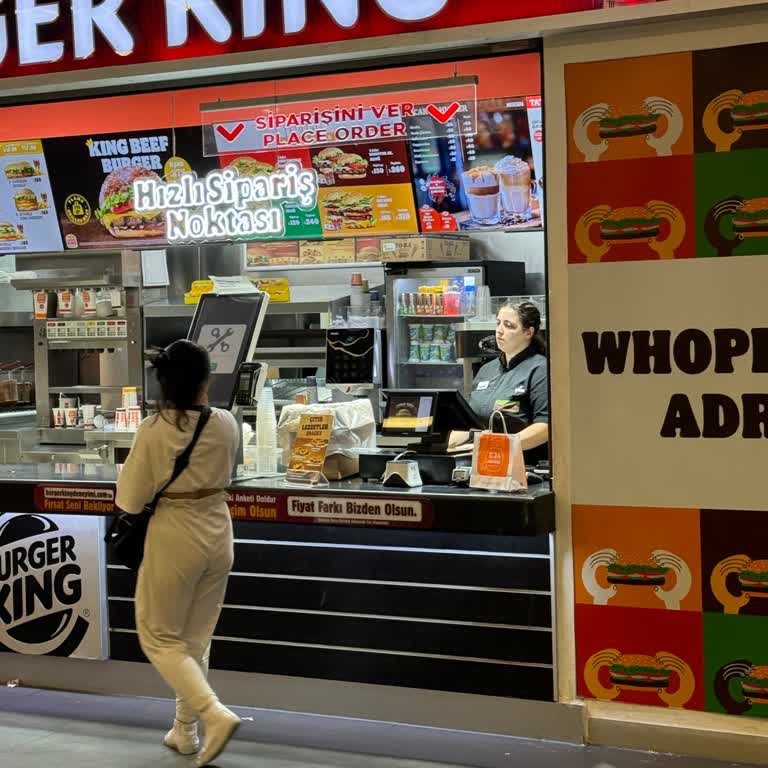 Burger King Geç Saatte Sipariş Verememe Ve Kabaca Davranış