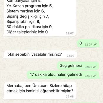 Domino's Pizza Geç Gelme Sorunsalı