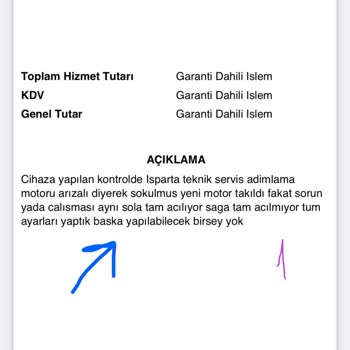 Baymak Kusurlu Ürünü Değiştirmiyorlar.