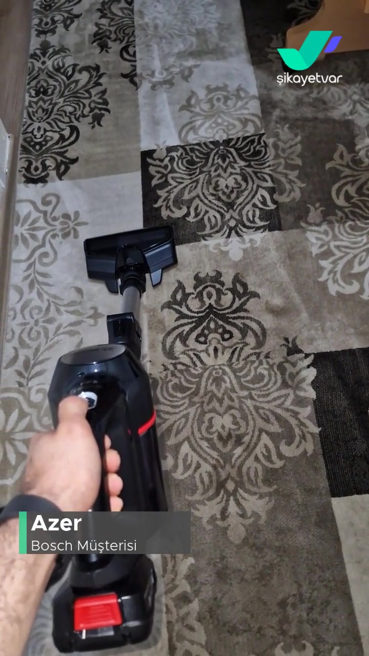 Bosch Serie 7 Çift Bataryalı Modelin Fırçası Halıda Turboda Dönmüyor! videonun kapak resmi