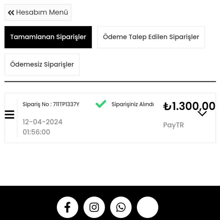 Butik Ponçik Teslim Edilmeyen Sipariş