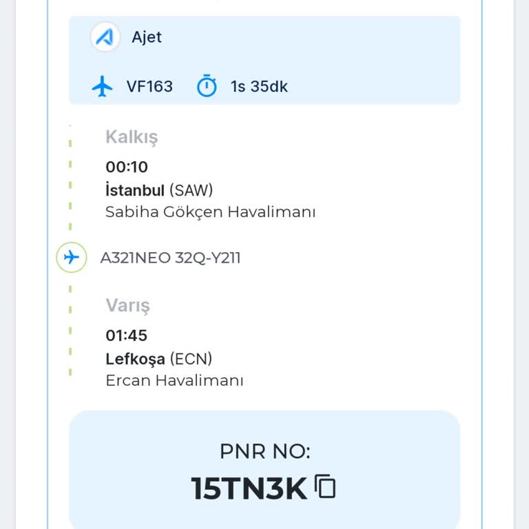 AJet (Anadolu Jet) Uçuş Saatindeki Değişiklik Ve İletişim Sorunu