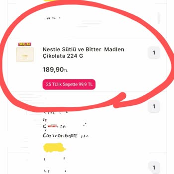 Migros Sanal Marketten Aldığım Nestle Madlen Çikolata Bozuk Çıktı