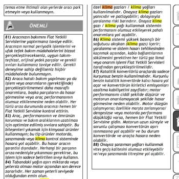 Fiat Egea Klima Gazı