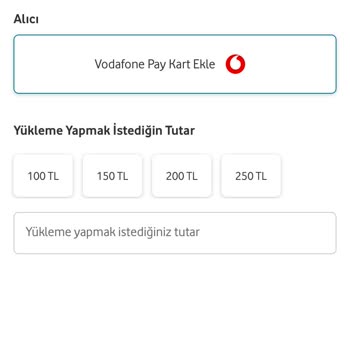 Vodafone Anında Bakiye Pay Karta Aktarma Sorunu