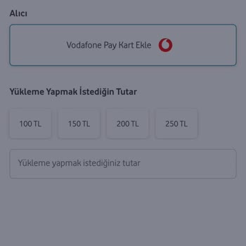 Vodafone Anında Bakiye Pay Karta Aktarma Sorunu