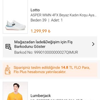FLO Ayakkabı İşleme Alınmayan Sipariş ❗❗❗