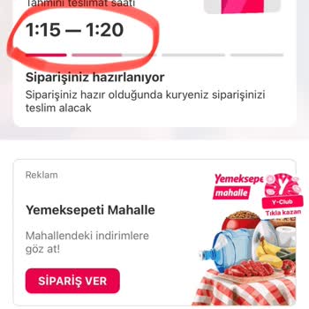 Yemeksepeti Market Aydınlı Şubesi Sorumsuzluğu