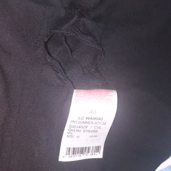 LCW Havuç Pantolon Kumaş Problemi