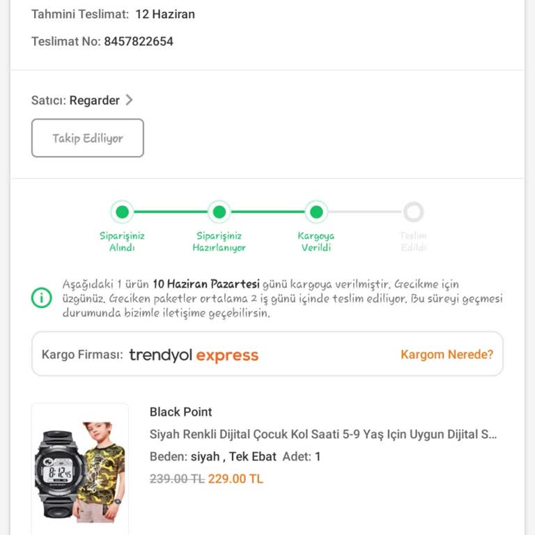 Trendyol Kargom Gelmedi Kayıp