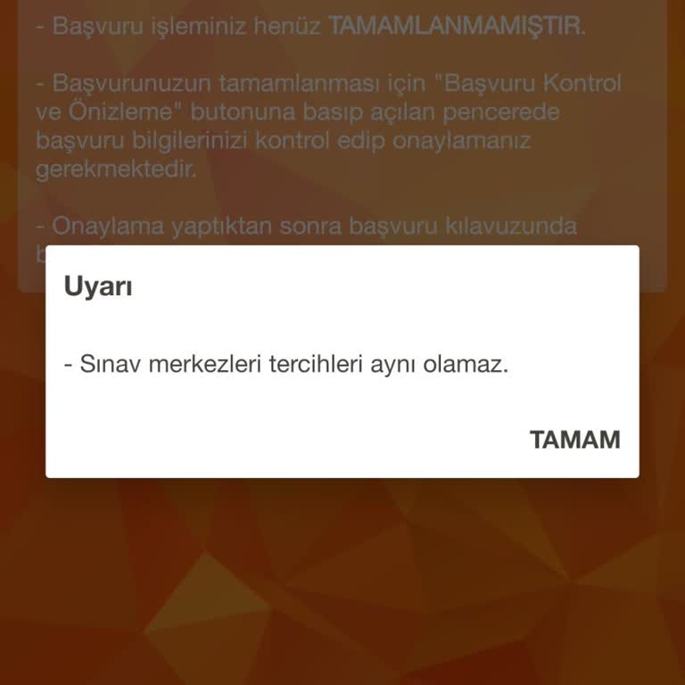 ÖSYM Ön Lisans KPSS Ye Girememe