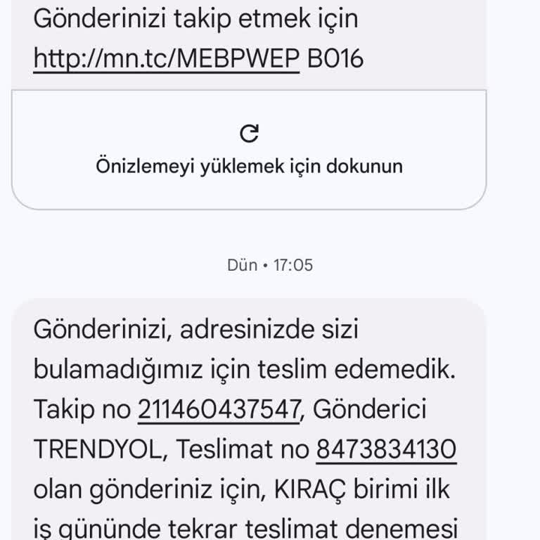MNG Kargo Bana Teslim Edilmedi
