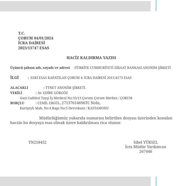 Ziraat Bankası Kastamonu Şubesinde Haciz Ve Bloke Sorunu