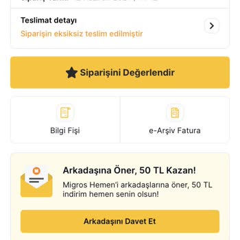 Migros İki Defa Para Çekti