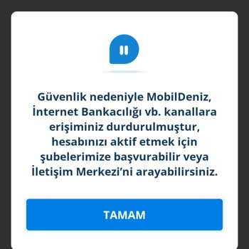 Denizbank Kafasına Göre Bloke Koyuyor.!