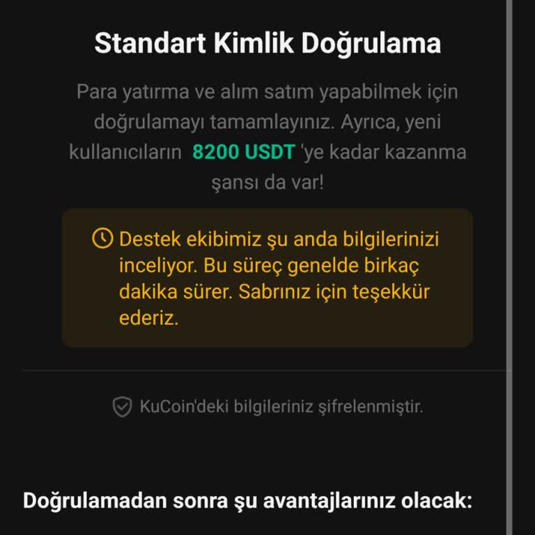 Kucoin Kimlik Doğrulama Sorunu