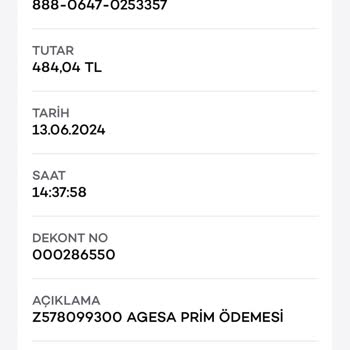 AgeSA Hayat ve Emeklilik Akbank İhtiyaç Kredisi Sigorta Kesimi