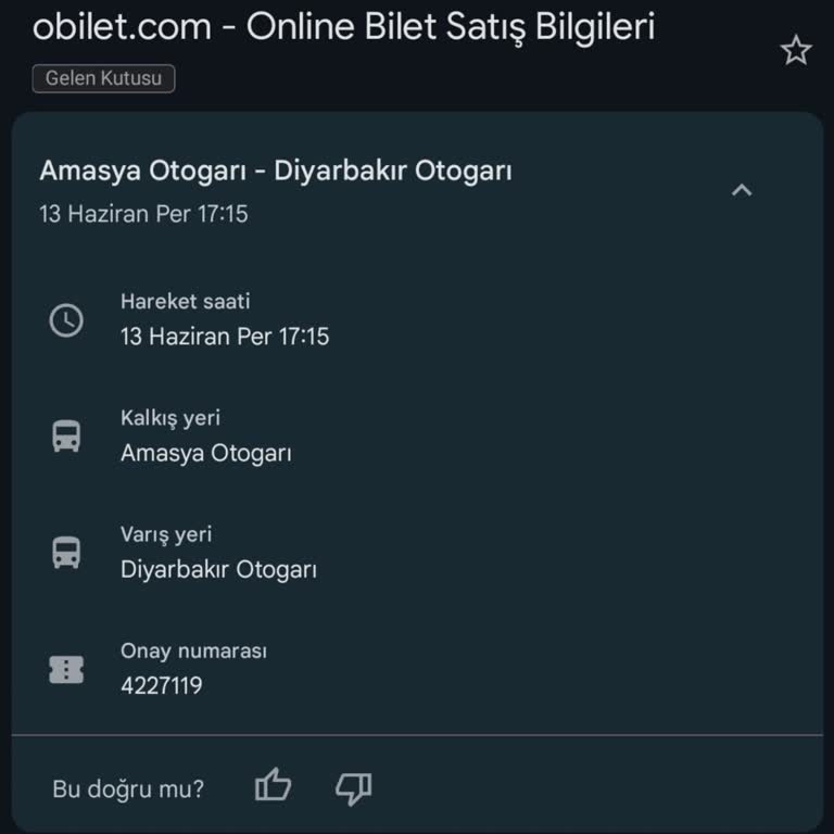 Obilet Mis Amasya Otobüs Sıkıntısı