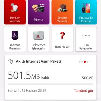 Vodafone Aşım Paketi Para İadesi