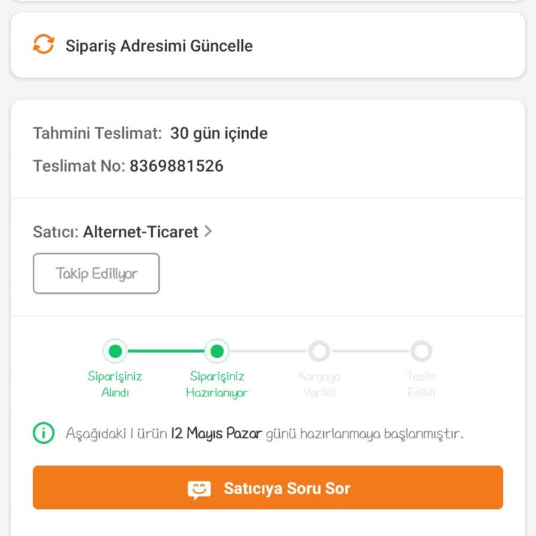 Trendyol Alternatif Ticaretten Alışverişte Kargo Sorunu Ve Müşteri Hizmetleri İlgisizliği