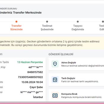 Trendyol Express Kargo Teslim Edilememe