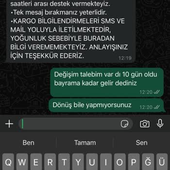 İdil Mulhan Butik Butikten Değişim Sorunu