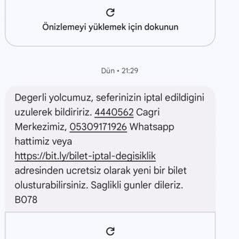 Kamil Koç Otobüsü Yolculuğa 12 Saat Kala Hiçbir Gerekçe Sunmadılar