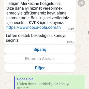 Coca-Cola Kapak (kepenk) Arızası
