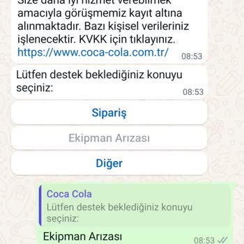 Coca-Cola Kapak (kepenk) Arızası