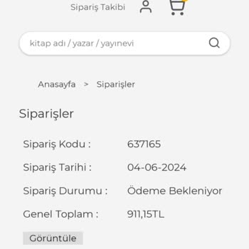 HalkKitabevi Siparişimi İptal Etmeme Rağmen Param Hesabıma Geri İade Edilmiyor
