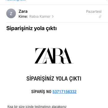 Zara Kargoist Paketim Elime Ulaşmıyor