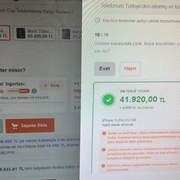 Hepsiburada Eskiyi Yenile Yanıltıcı Bilgi