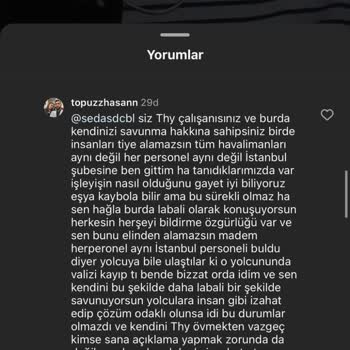 THY Yanlış Tutanak Ve Saygısız Davranışlar!