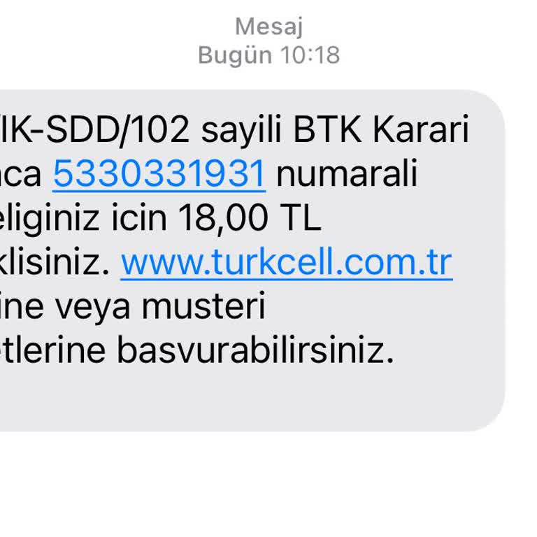 Turkcell Geri Ödeme Sorunu!