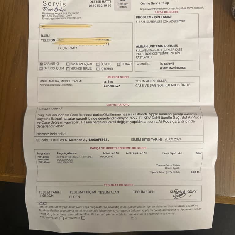 Apple AirPods 3: Lautstärkeproblem nach einem Jahr – Troy Service verlangt Gebühr