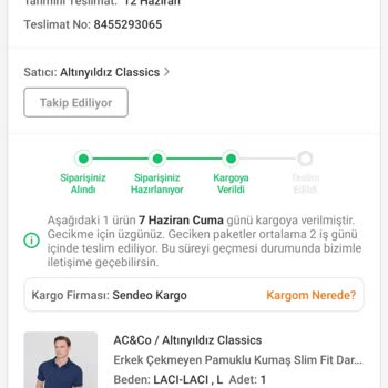 Sendeo Kargom Dağıtıma Çıkarılmıyor