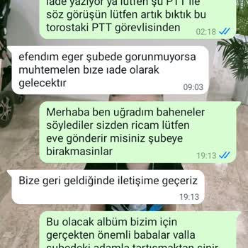 PTT Kargo Ve PTT Şubelerin Kargolar İle Vatandaşı Mağdur Etmesi