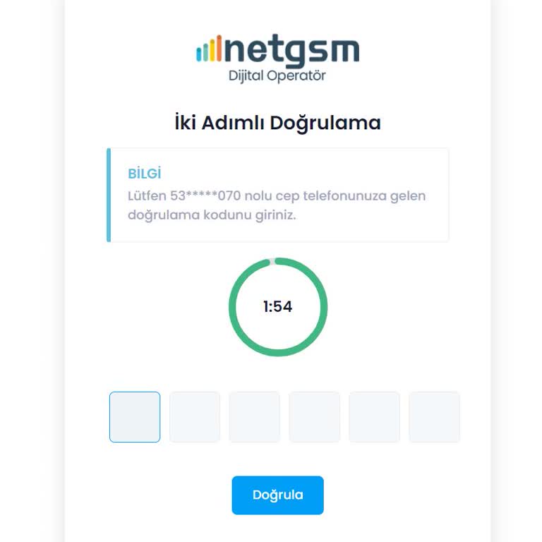 Netgsm Gelmeyen SMS OTP Online İşlemlere Girememe