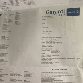 Korkmaz Mutfak Eşyaları Metal Rengiyle Boyasız Ürünle Değişim İstiyorum