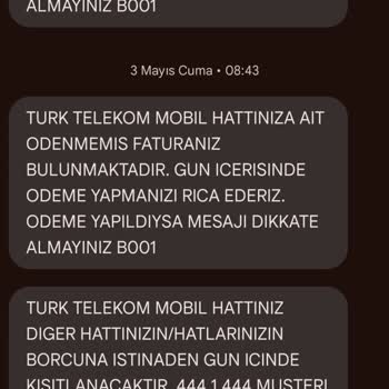 Türk Telekom Devamlı Rahatsız Etmesi