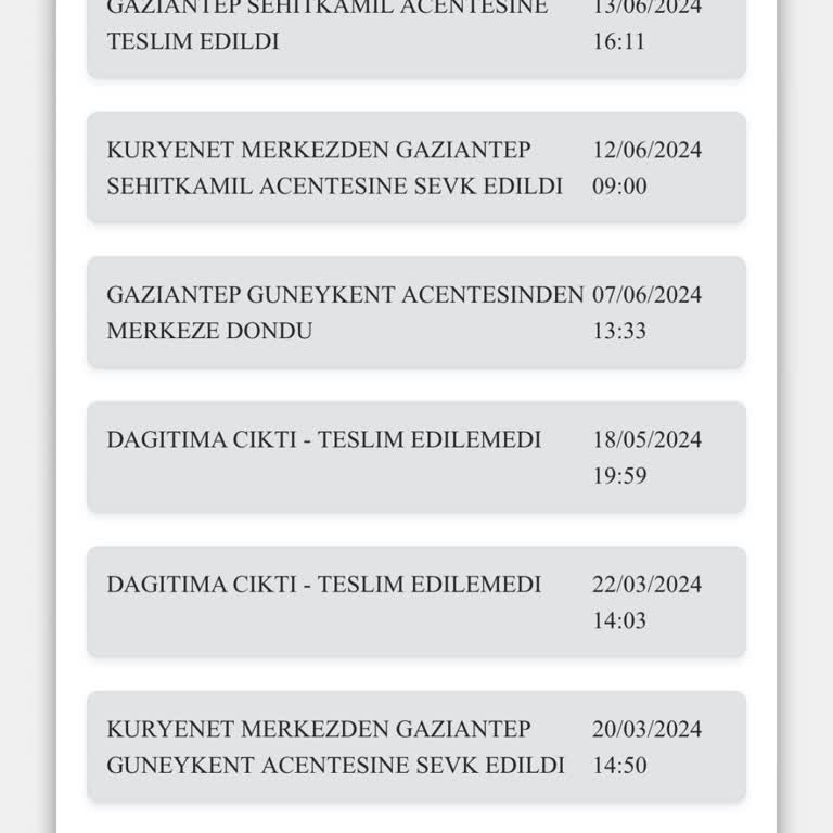 Kuryenet 3 Aydır Kargom Teslim Edilmiyor