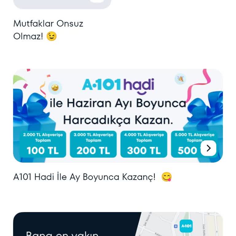 A101 Hadi Kampanya Sorunu!