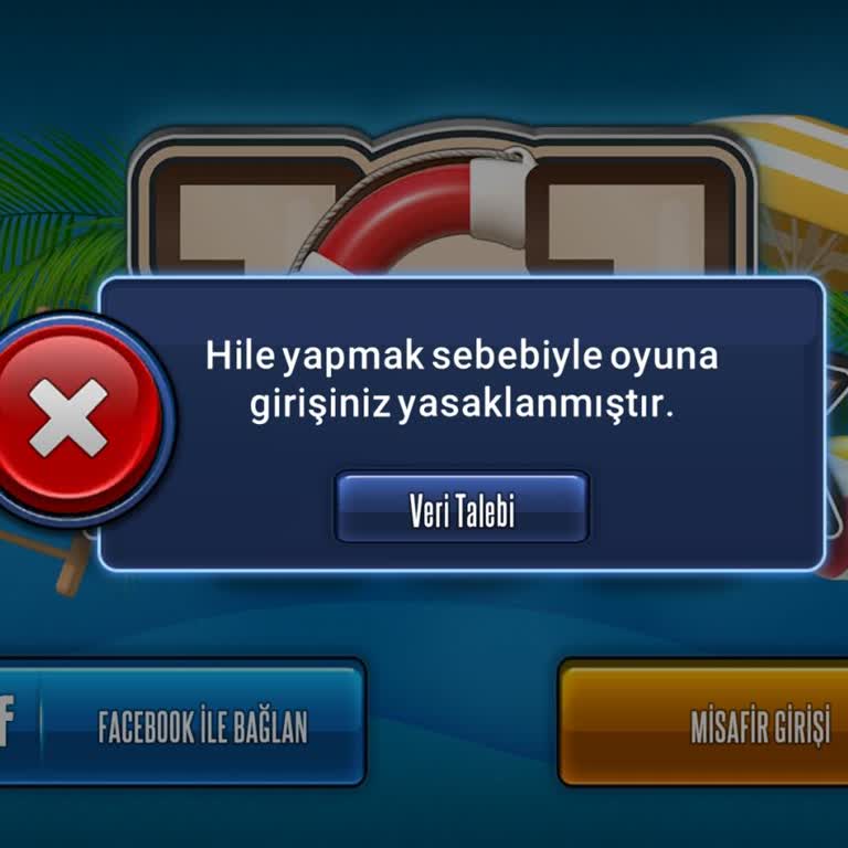 101 Okey Plus Hile İle Ban