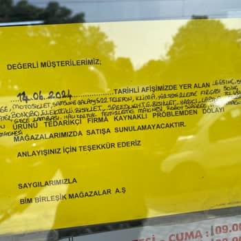 BİM'de Ürün Tedarik Sorunu Ve Hayal Kırıklığı