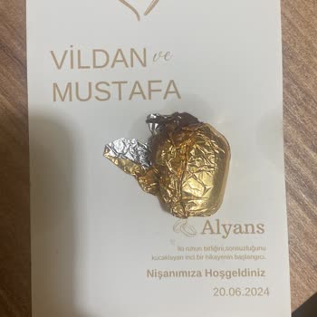 Rima Reklam Promosyon Nişanım İçin Sipariş Verdiğim Davetiye Çikolatalarım İçin Şikayetçiyim