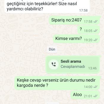Pabucdan.com Sipariş Sonrası İletişim Sorunu Ve Bilgi Eksikliği
