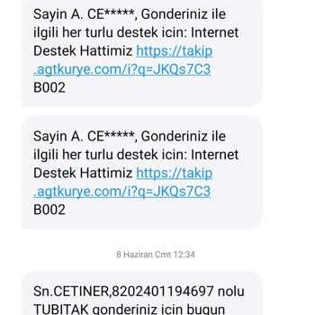AGT Kurye (aynigunteslim.com) Önemli Evrakım 40 Gündür Teslim Edilmedi!