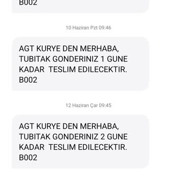 AGT Kurye (aynigunteslim.com) Önemli Evrakım 40 Gündür Teslim Edilmedi!
